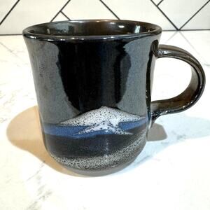 Vintage 80s collectible ceramic Wendt Pottery Lewiston ID glazed w/ volcanic ash